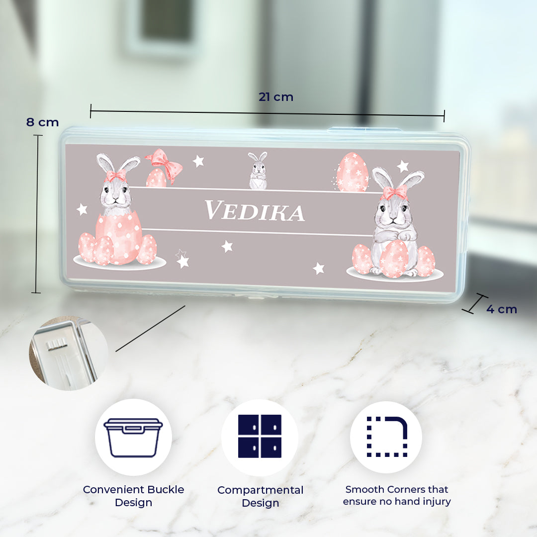 Easter Bunnies Kids Pencil Box