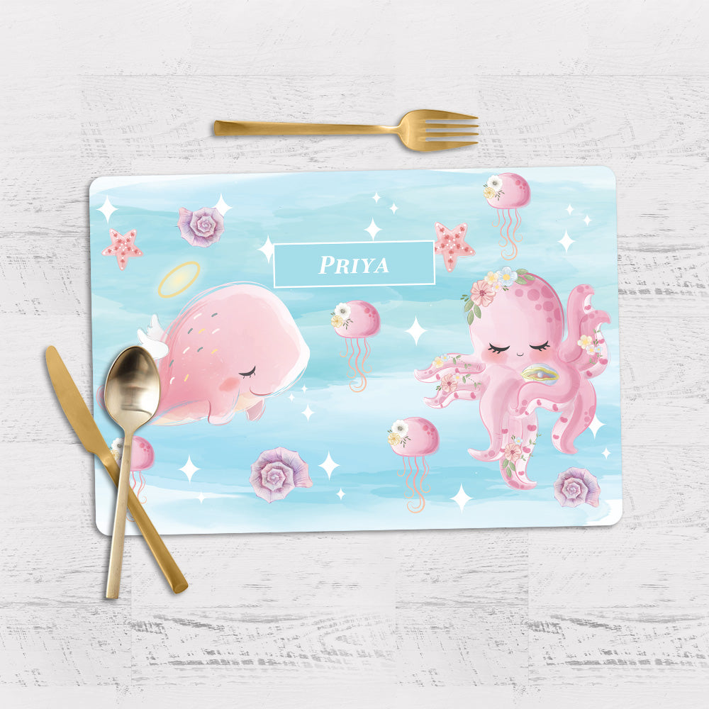 Blushing Underseas Placemat - Set of 2