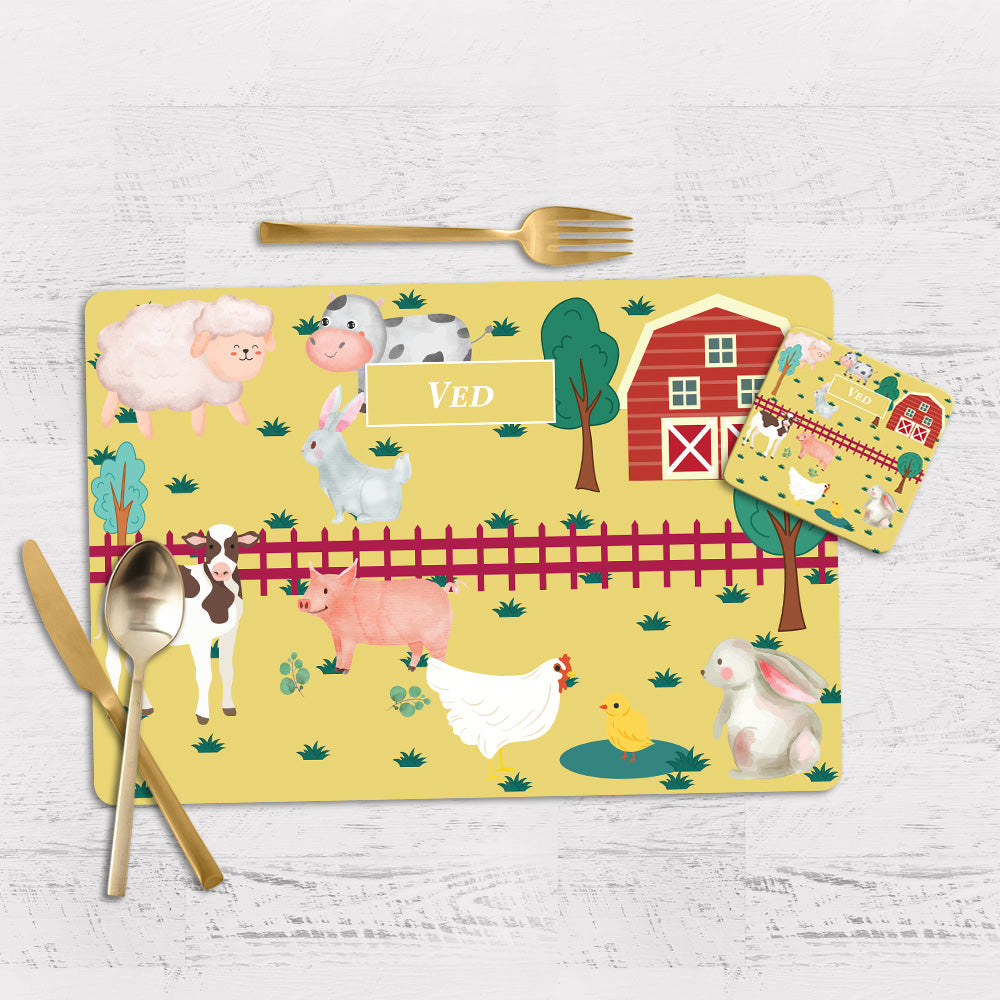 Farm Friends Placemat - Set of 2