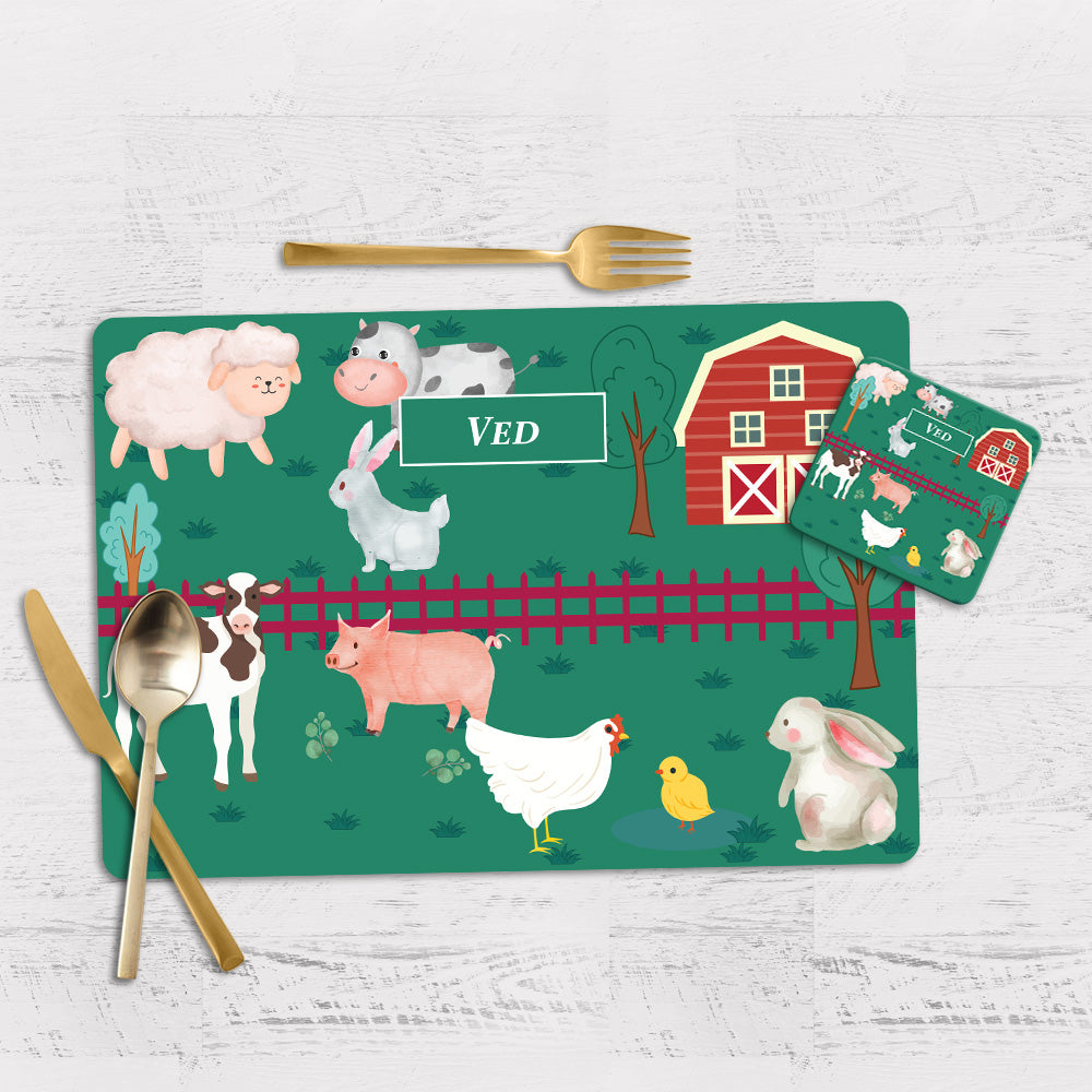 Farm Friends Placemat - Set of 2