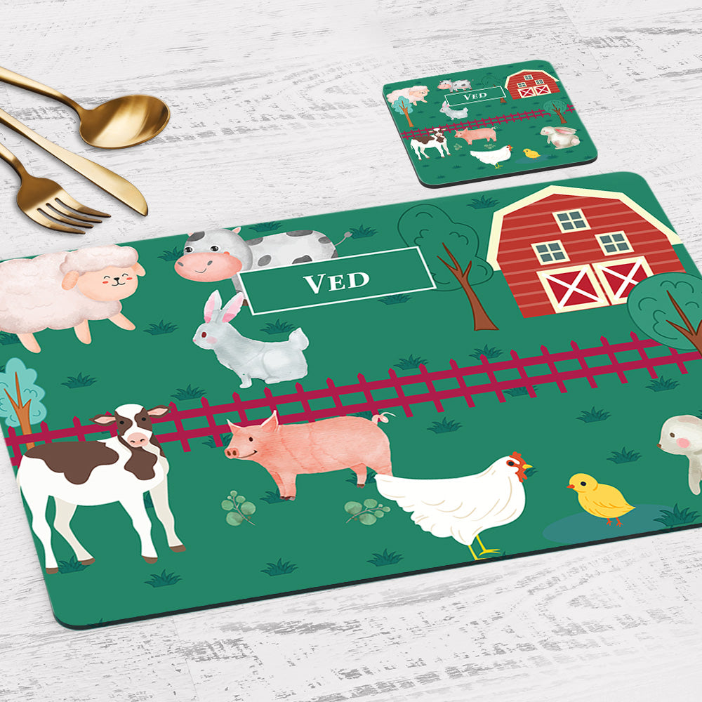 Farm Friends Placemat - Set of 2