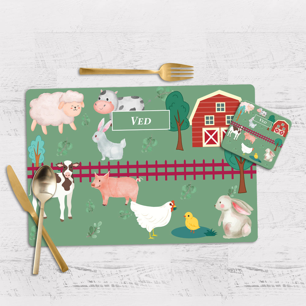 Farm Friends Placemat - Set of 2