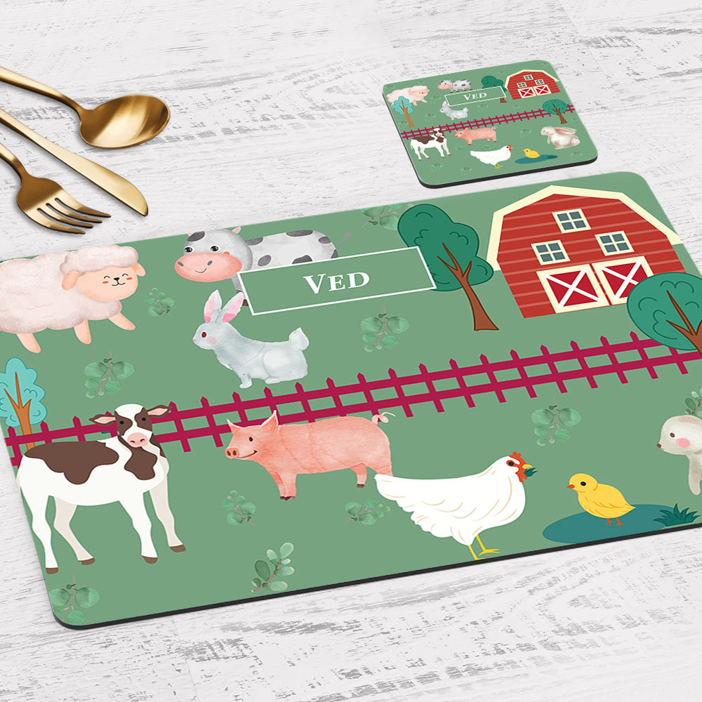 Farm Friends Placemat - Set of 2