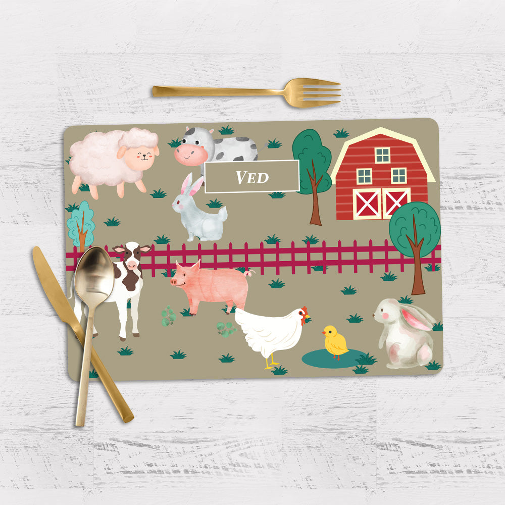Farm Friends Placemat - Set of 2