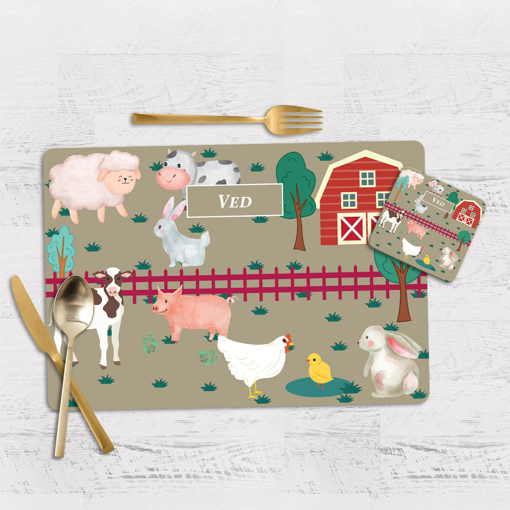 Farm Friends Placemat - Set of 2