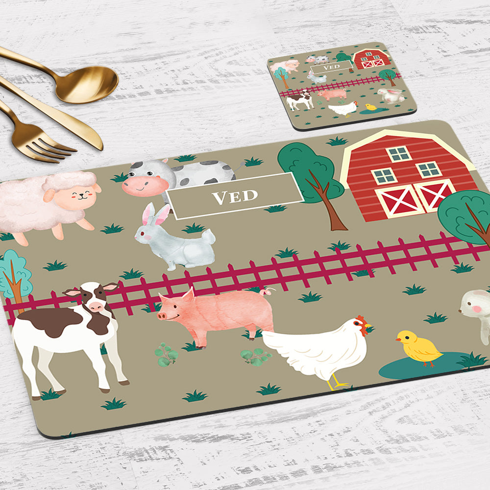 Farm Friends Placemat - Set of 2