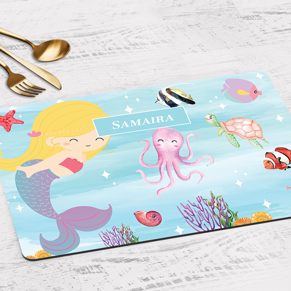 Lil Mermaid Placemat - Set of 2