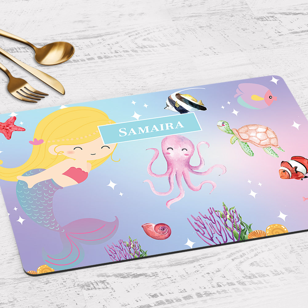 Lil Mermaid Placemat - Set of 2