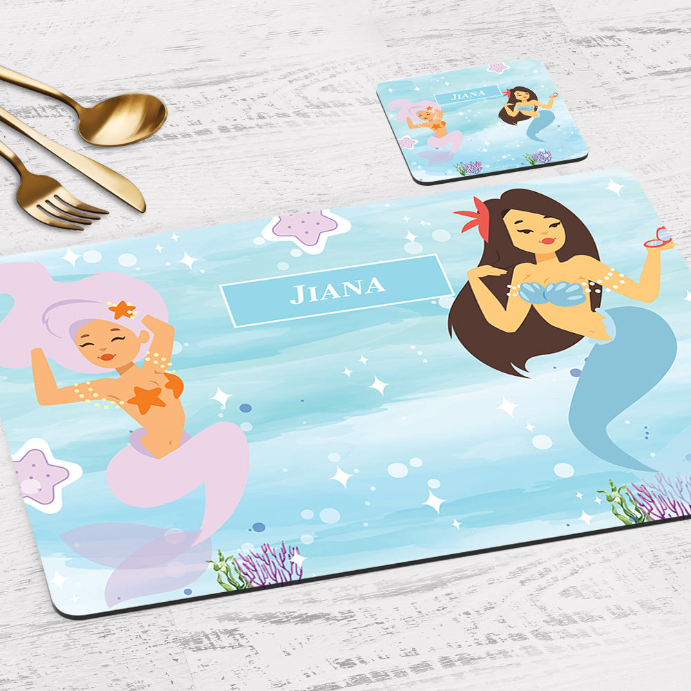 Sassy Mermaid Placemat - Set of 2