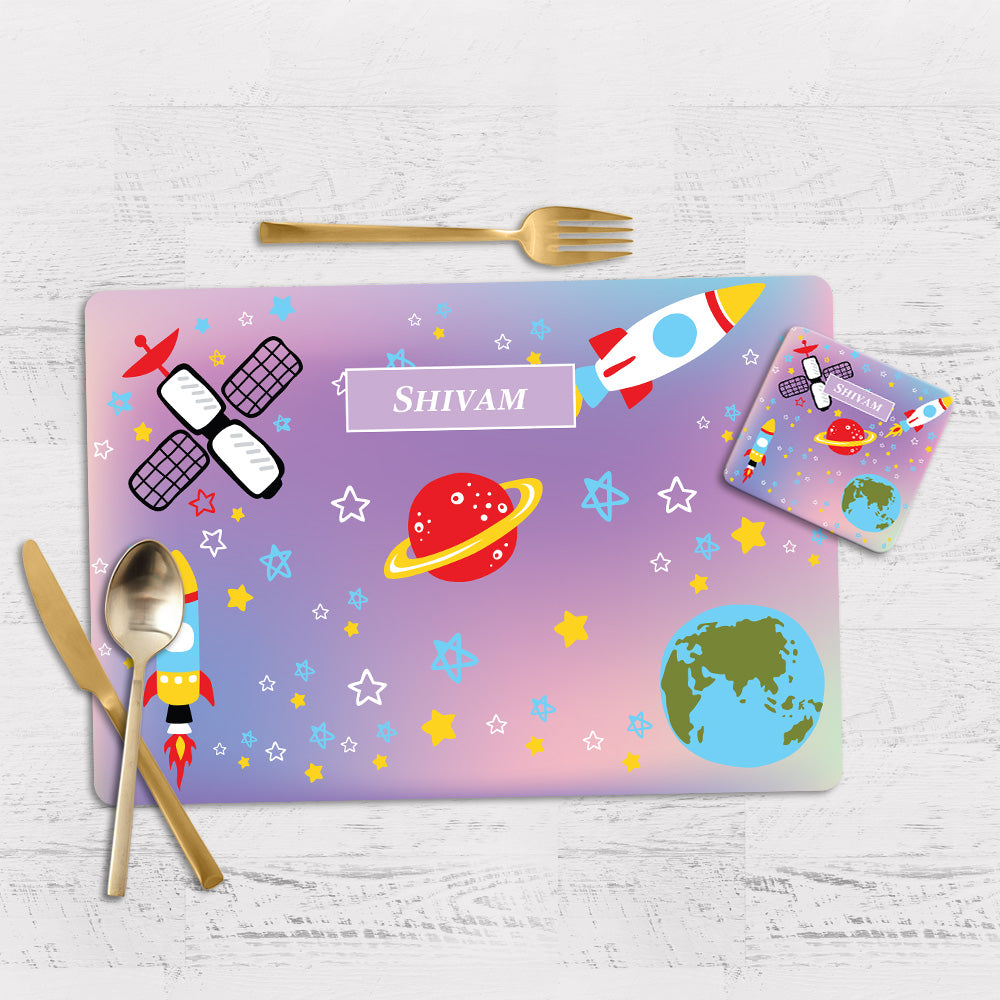Space Satellites Placemat - Set of 2
