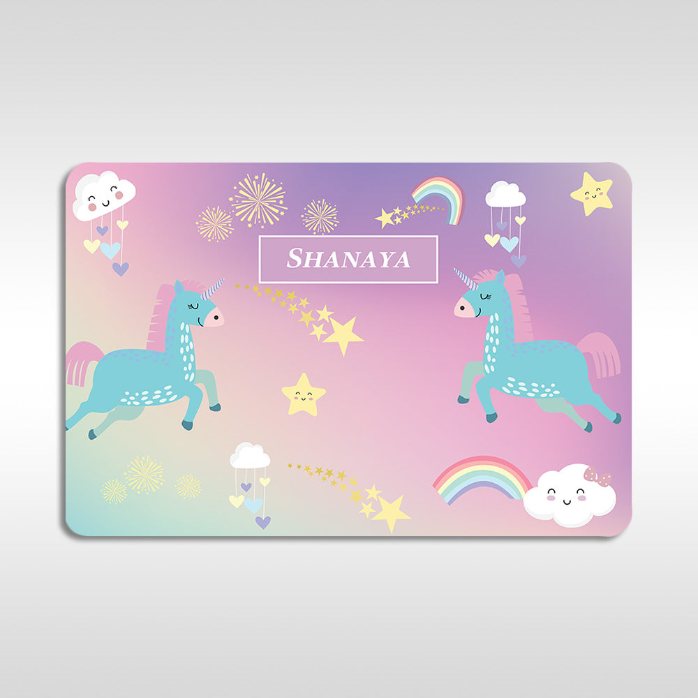 Unicorns & Rainbow Placemat - Set of 2