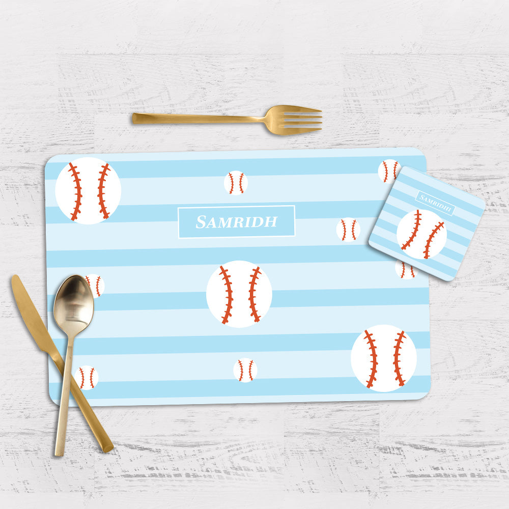 Base Ball Placemat - Set of 2