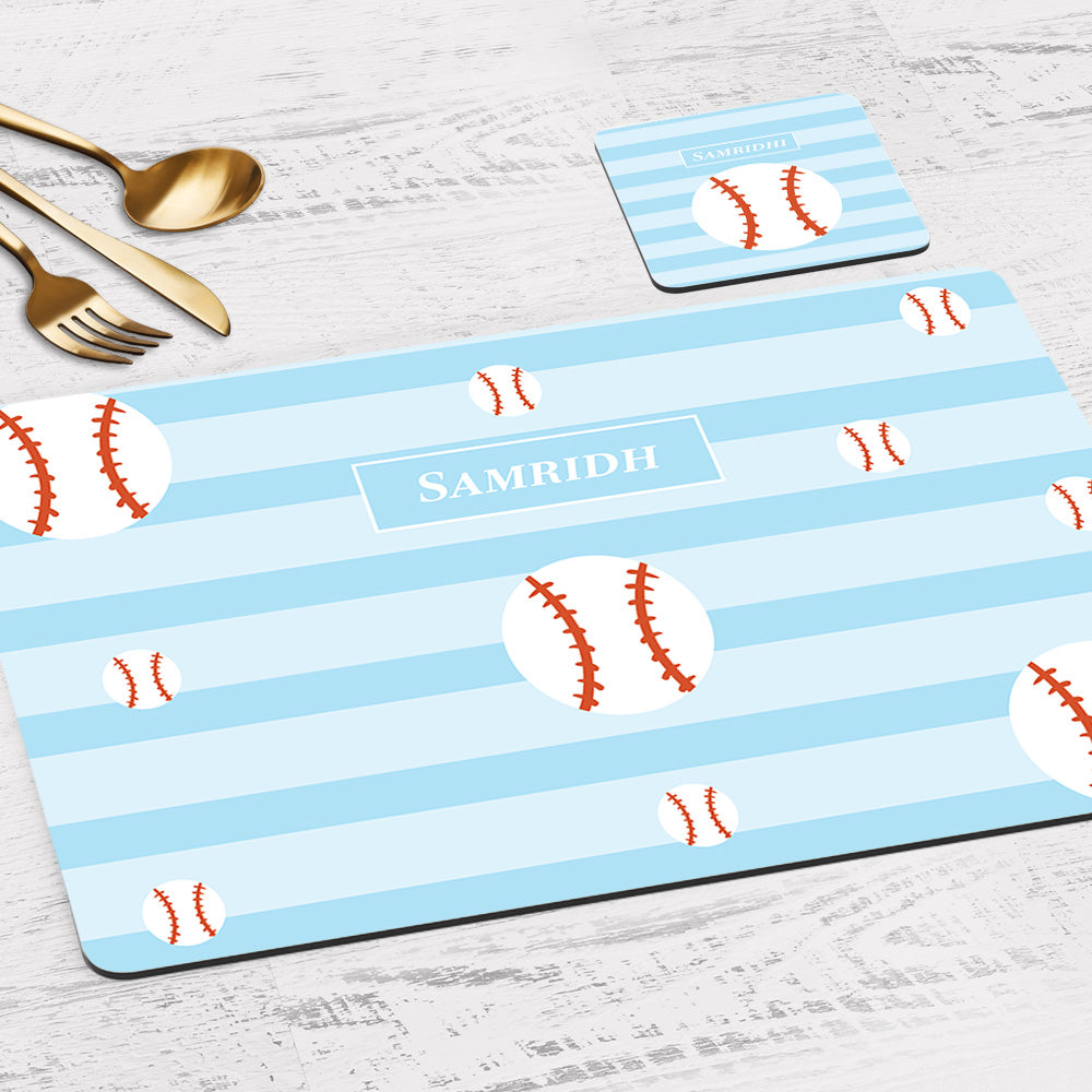Base Ball Placemat - Set of 2