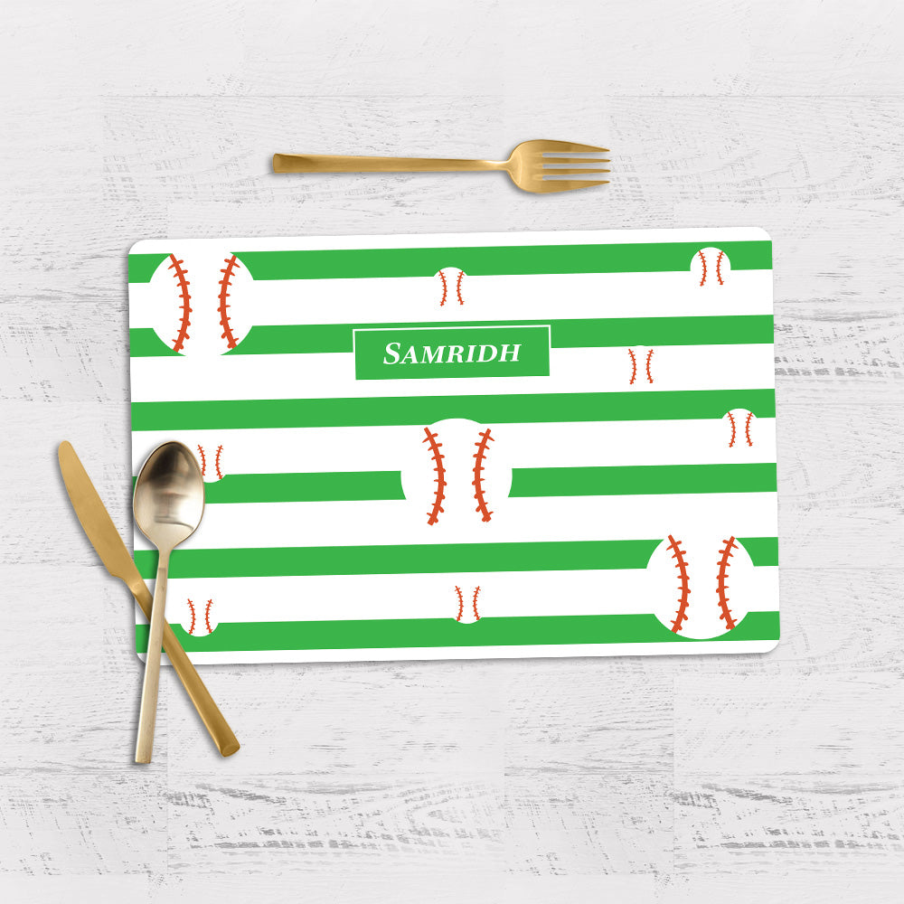 Base Ball Placemat - Set of 2