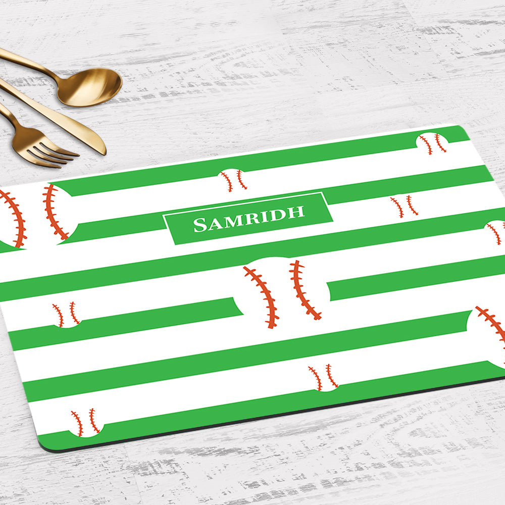 Base Ball Placemat - Set of 2