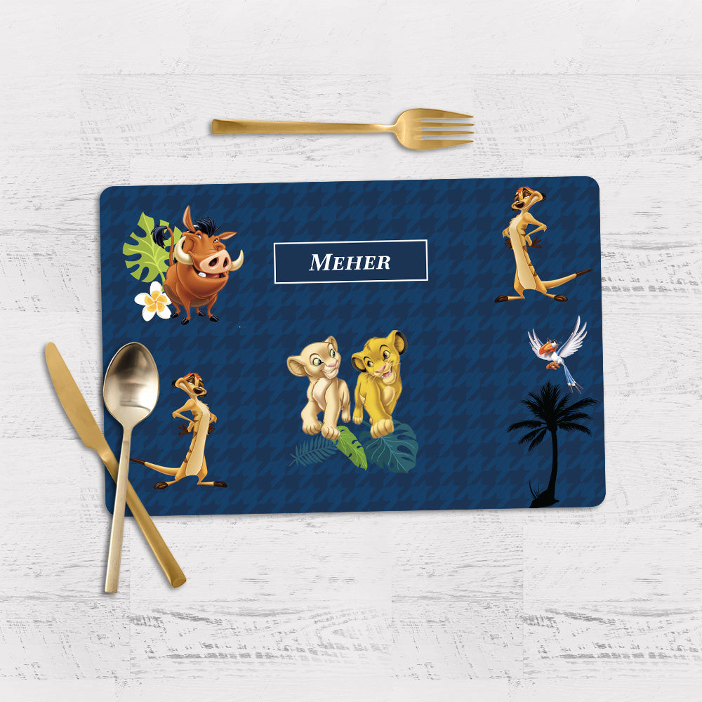 Baby Jungle King Placemat - Set of 2