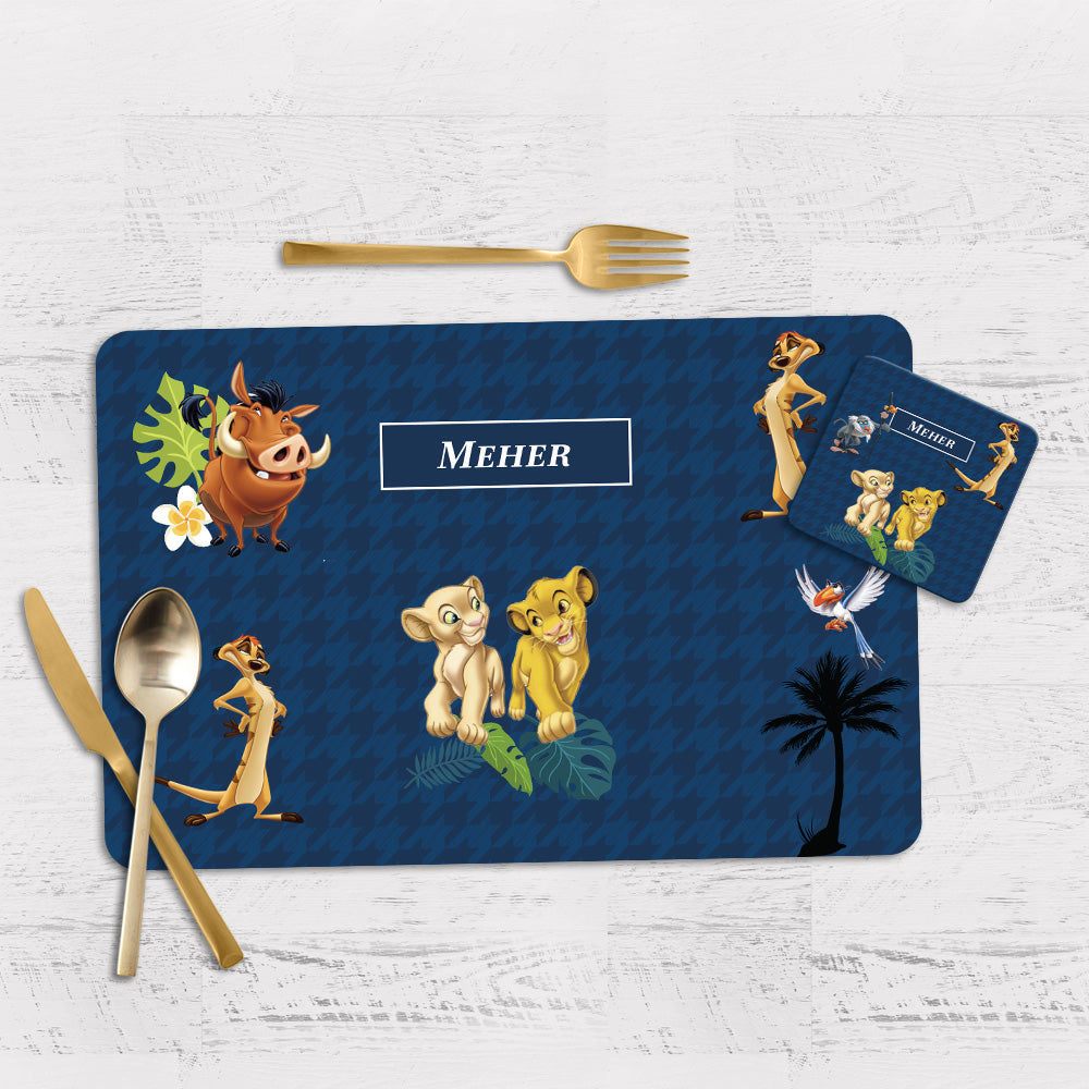 Baby Jungle King Placemat - Set of 2
