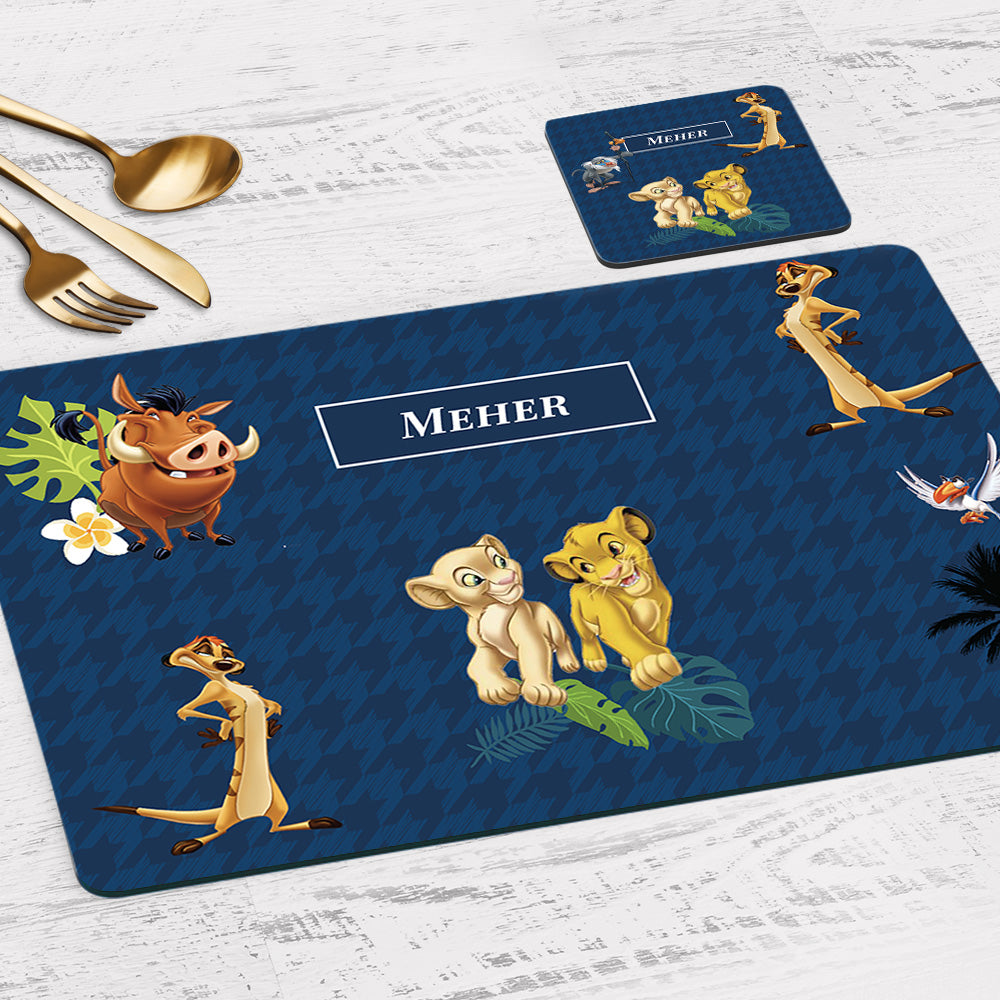 Baby Jungle King Placemat - Set of 2