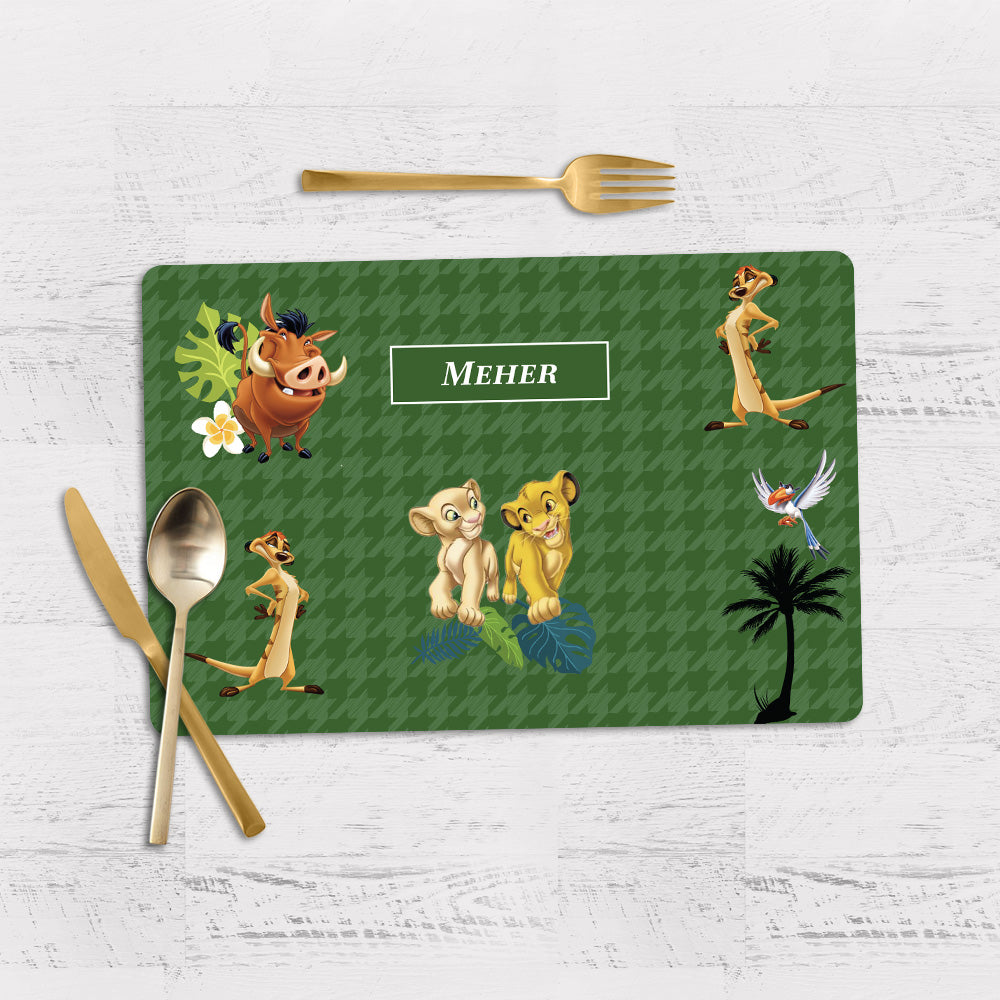 Baby Jungle King Placemat - Set of 2