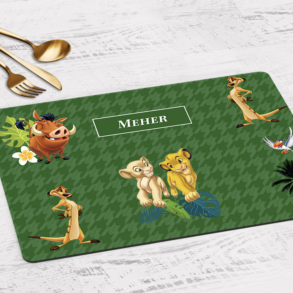 Baby Jungle King Placemat - Set of 2