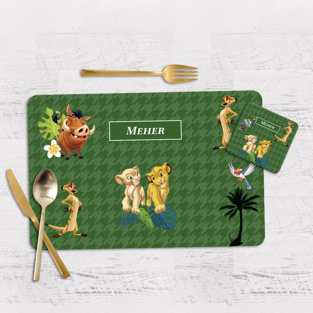 Baby Jungle King Placemat - Set of 2