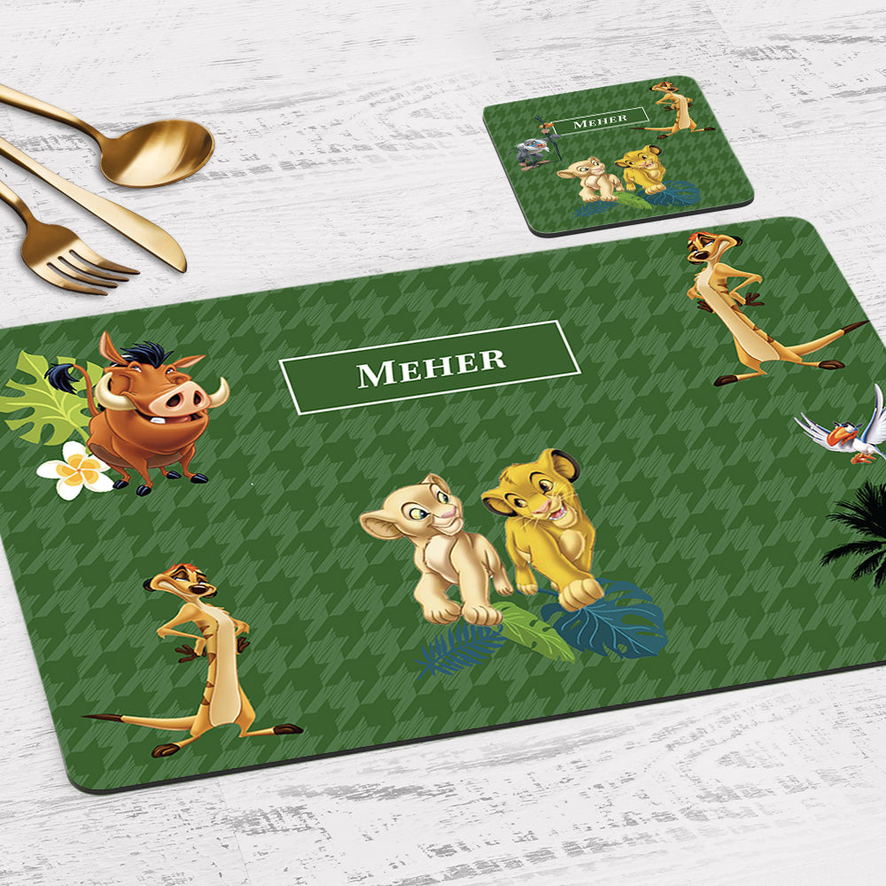 Baby Jungle King Placemat - Set of 2