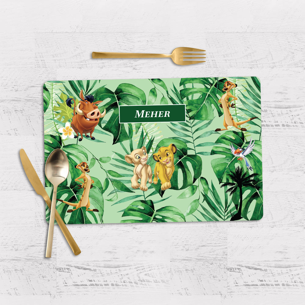 Baby Jungle King Placemat - Set of 2