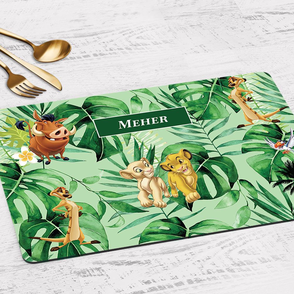 Baby Jungle King Placemat - Set of 2