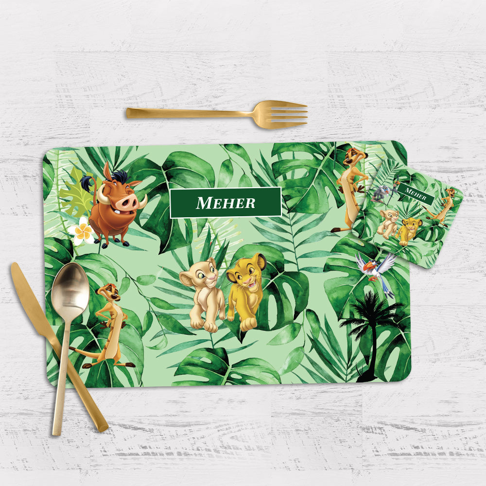Baby Jungle King Placemat - Set of 2