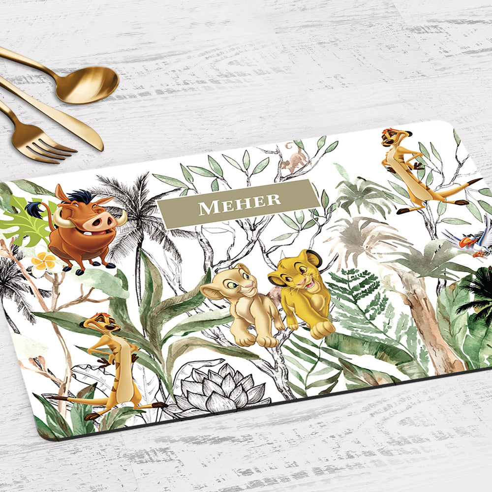 Baby Jungle King Placemat - Set of 2