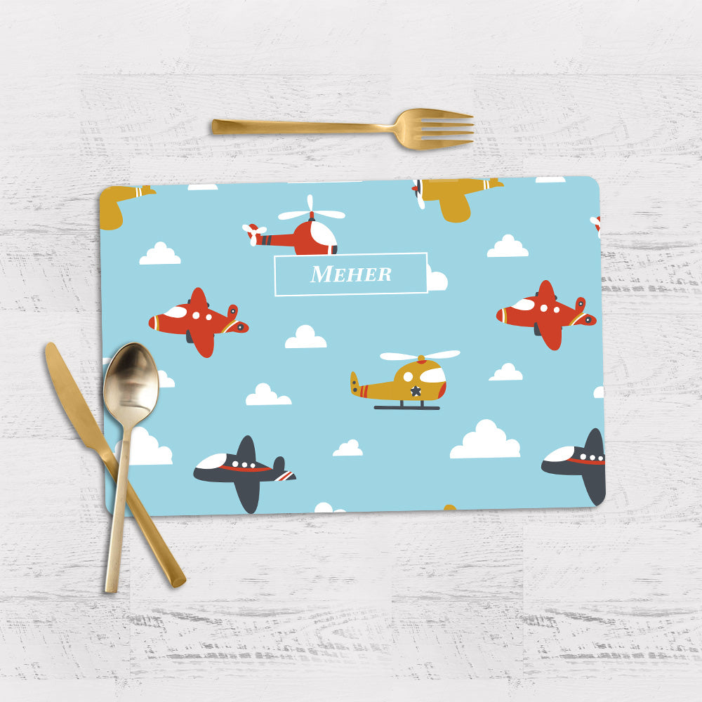 Airplane Skies Placemat - Set of 2