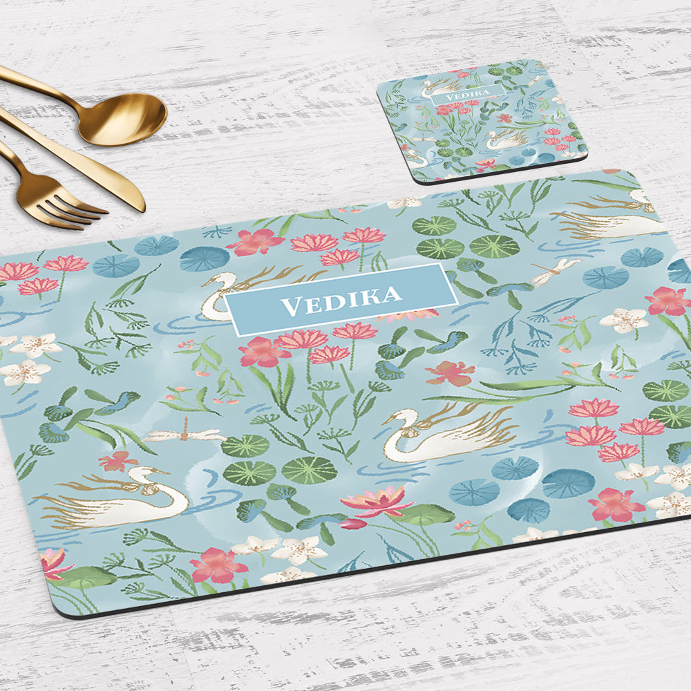 Swans Lake Placemat - Set of 2