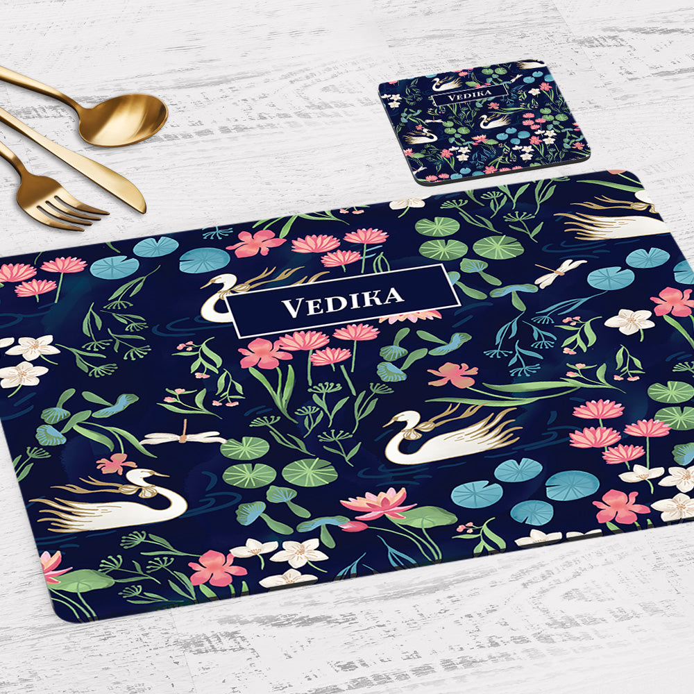 Swans Lake Placemat - Set of 2