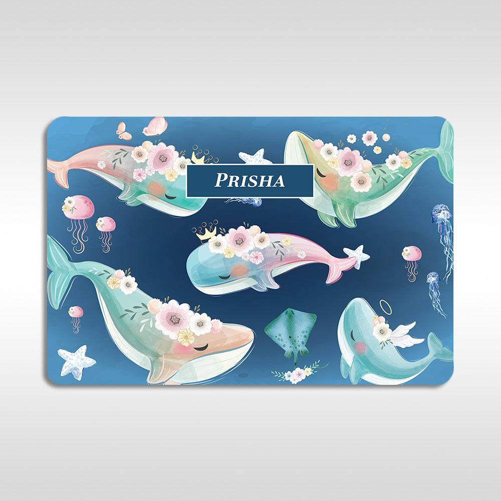 Floral Whales Placemat - Set of 2