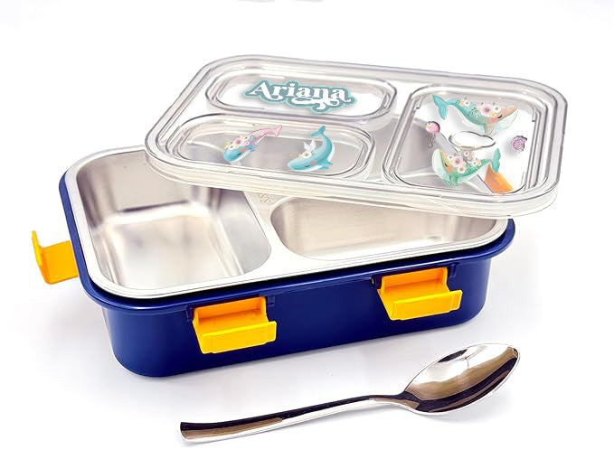Floral Whales Lunch Box