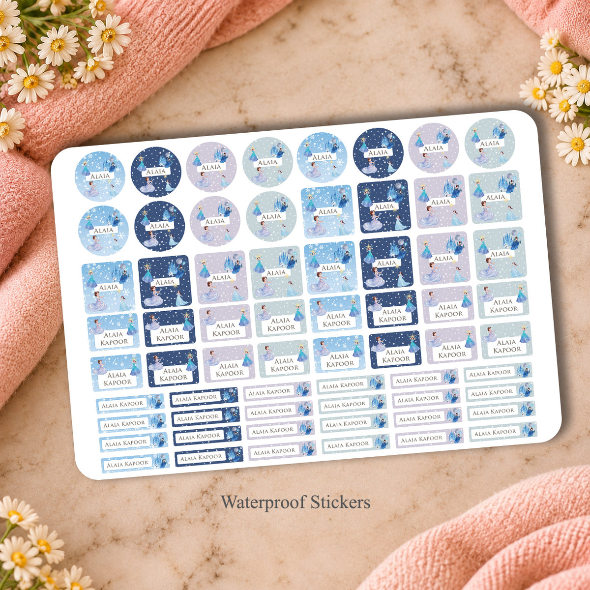 Snow Queen Labelling Set