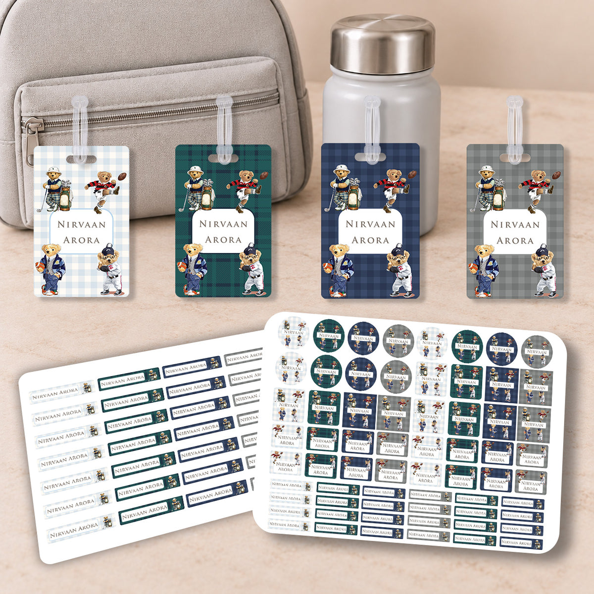 Sports Club Labelling Set