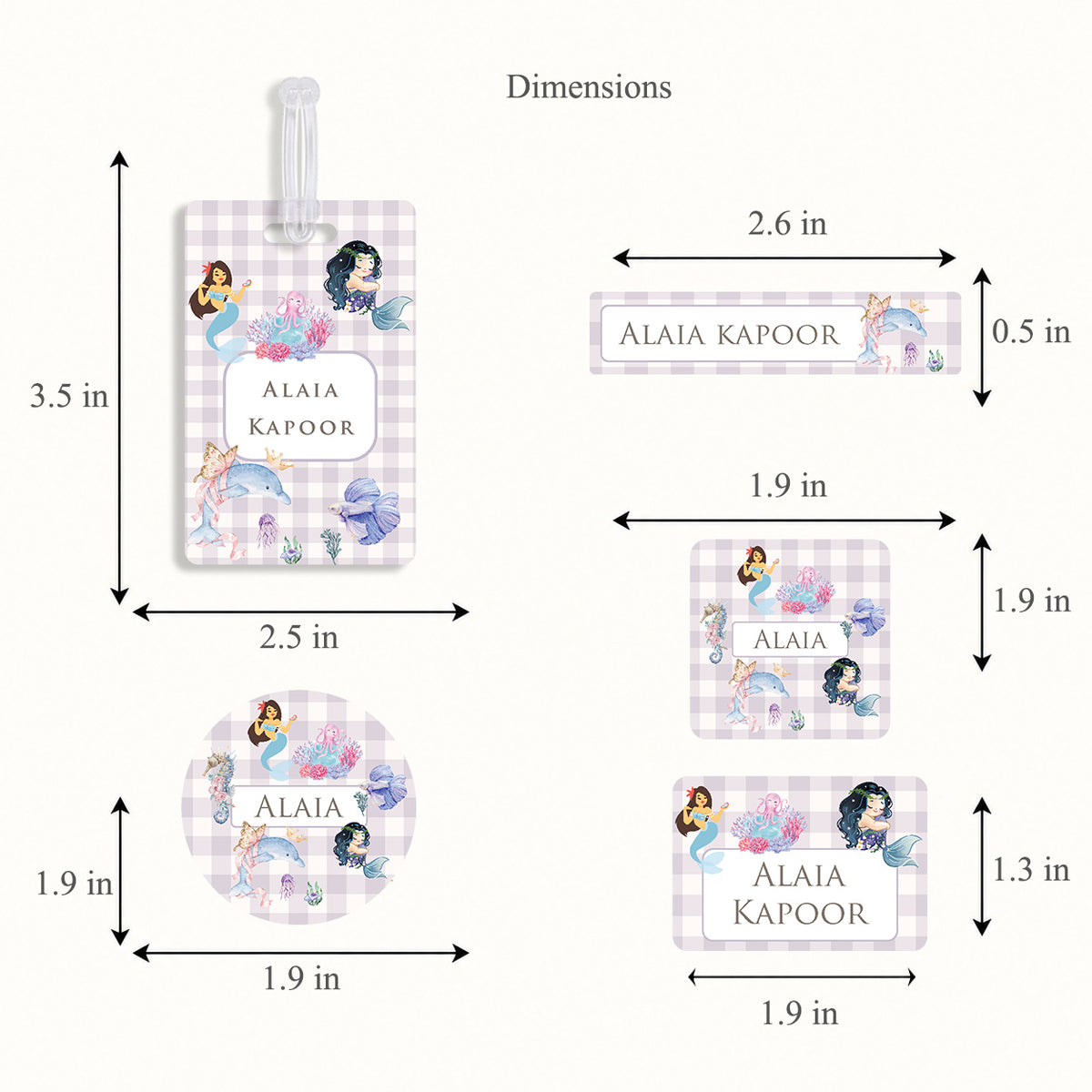 Ocean Belle Labelling Set