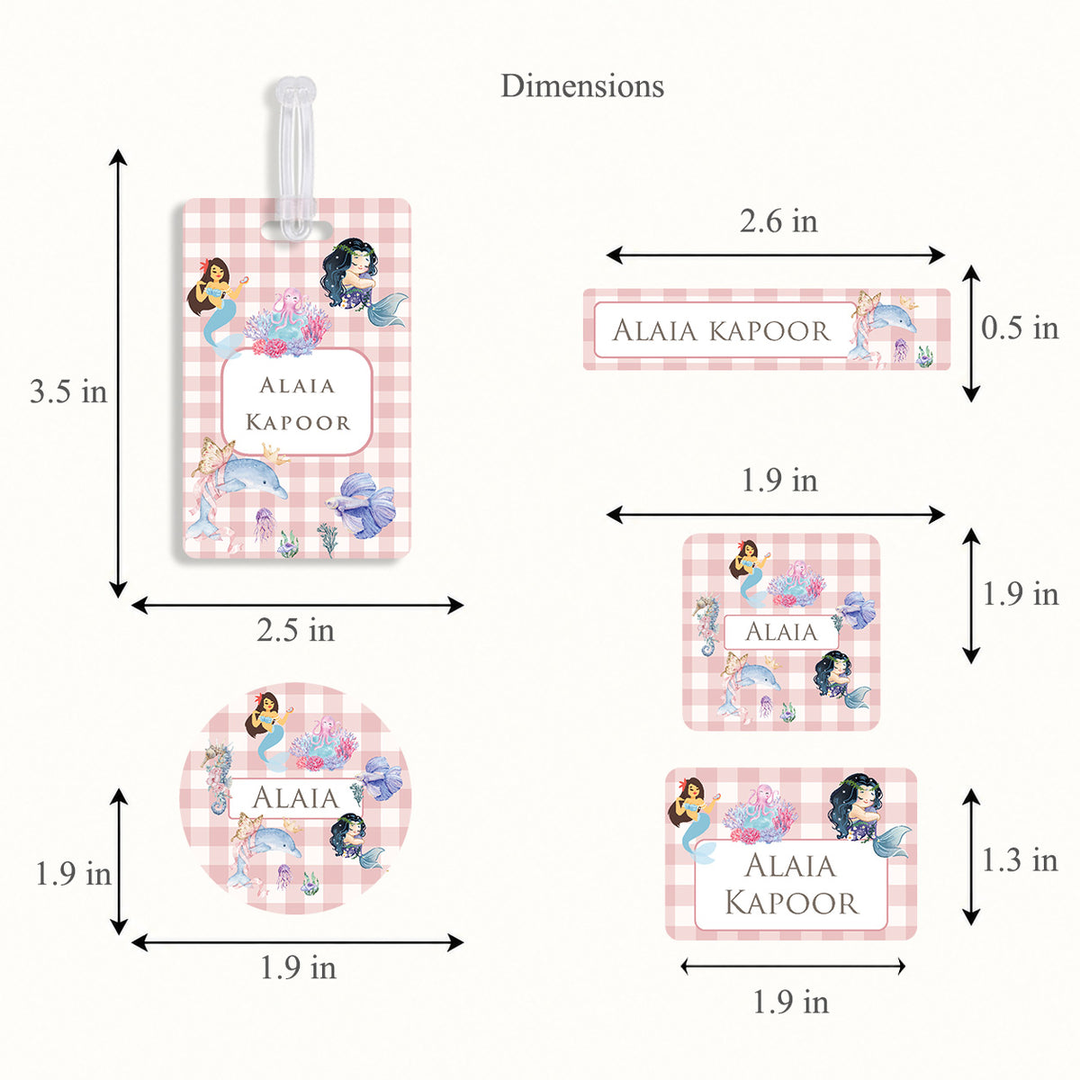 Ocean Belle Labelling Set