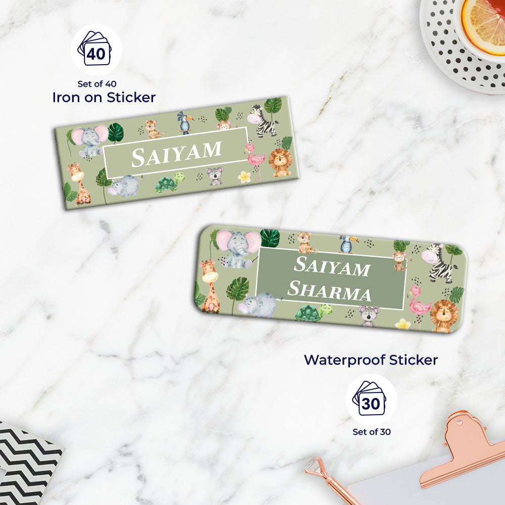 Jungle Friends Labelling Value Pack