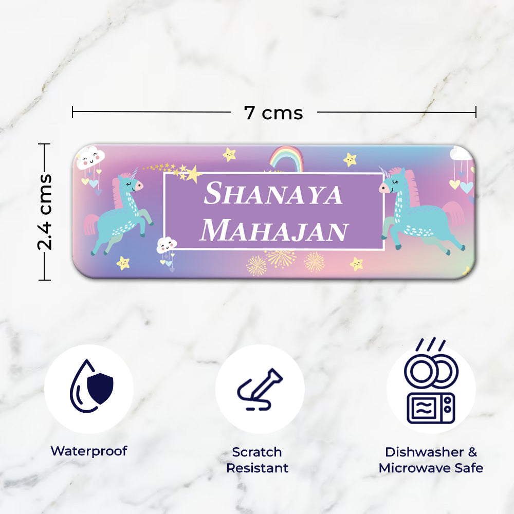 Unicorns & Rainbow Labelling Value Pack