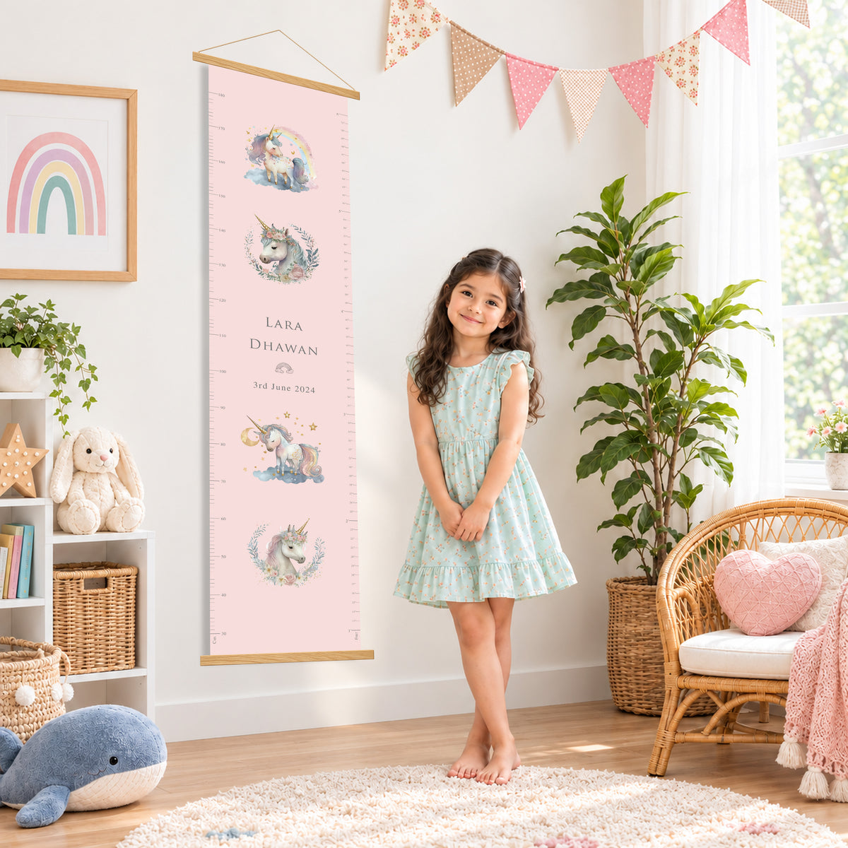 Unicorn Wishes Height Chart