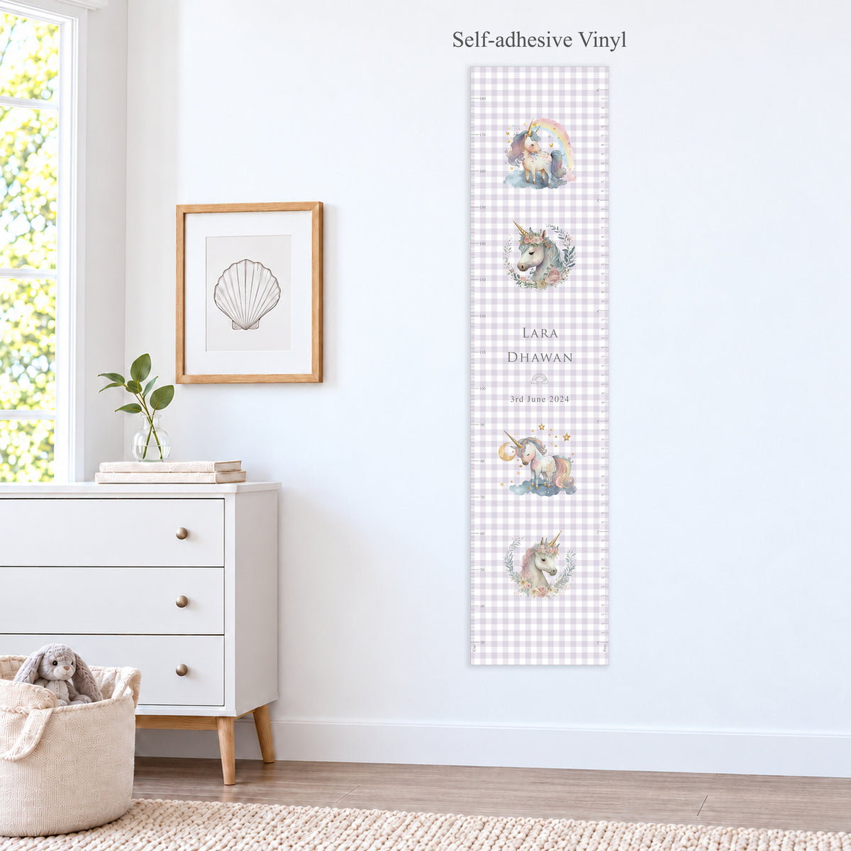 Unicorn Wishes Height Chart