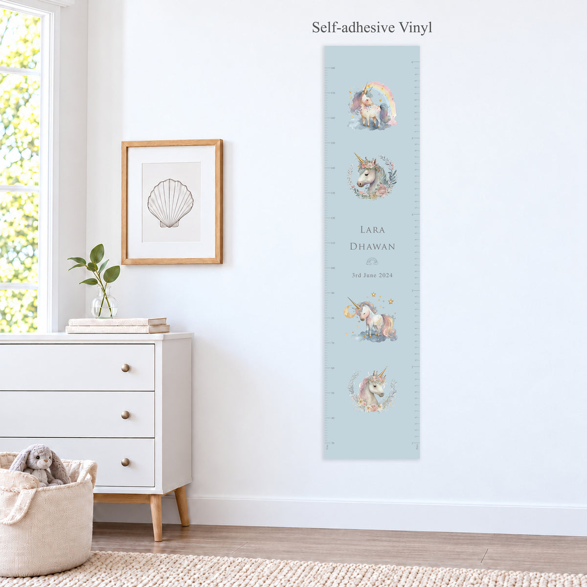 Unicorn Wishes Height Chart