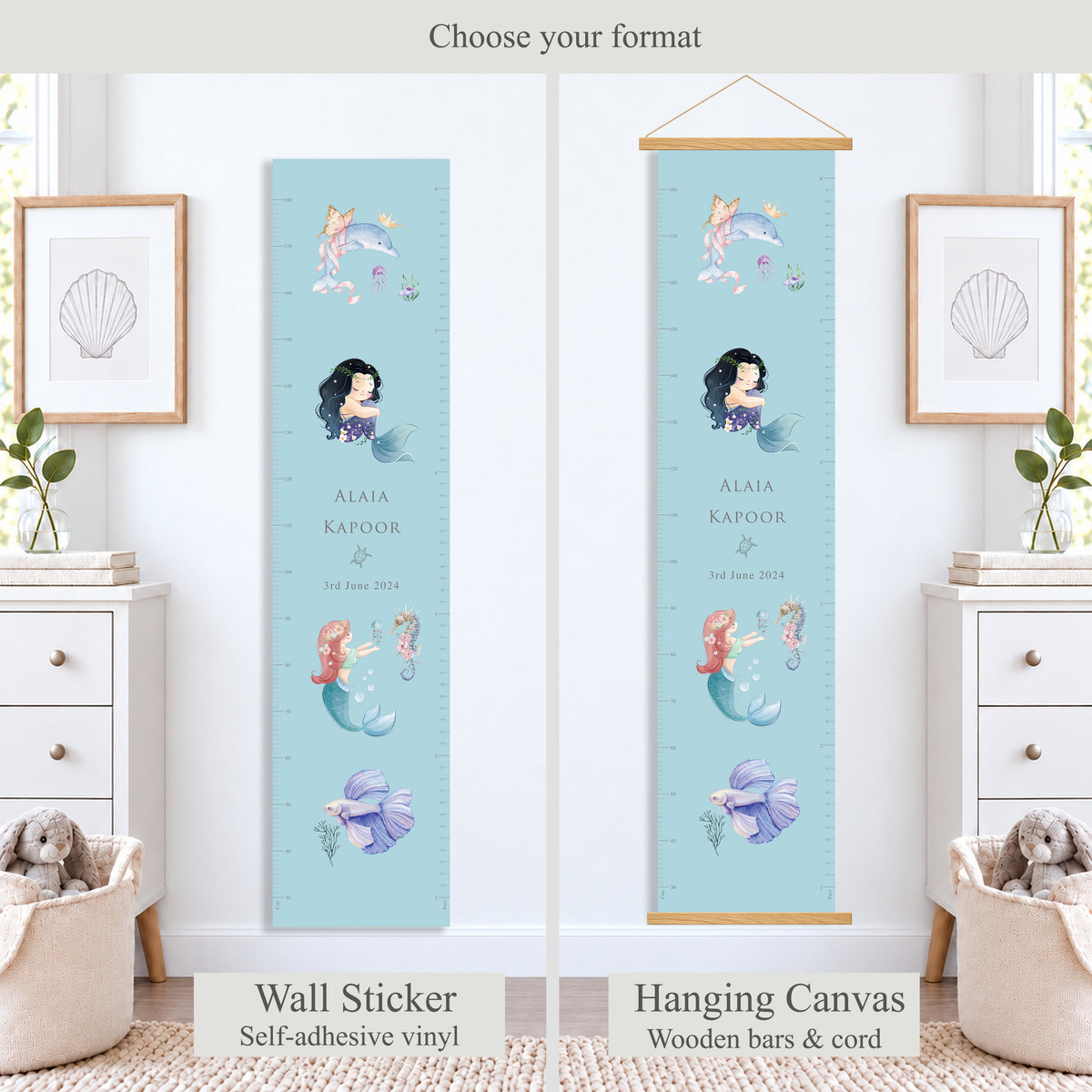 Ocean Belle Height Chart