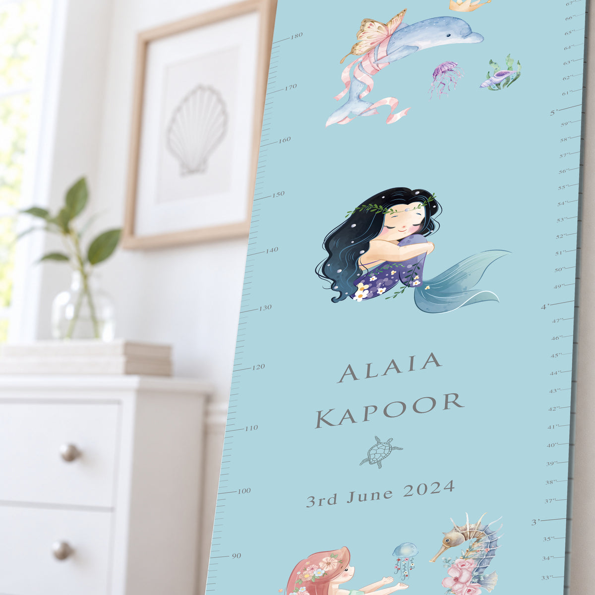 Ocean Belle Height Chart