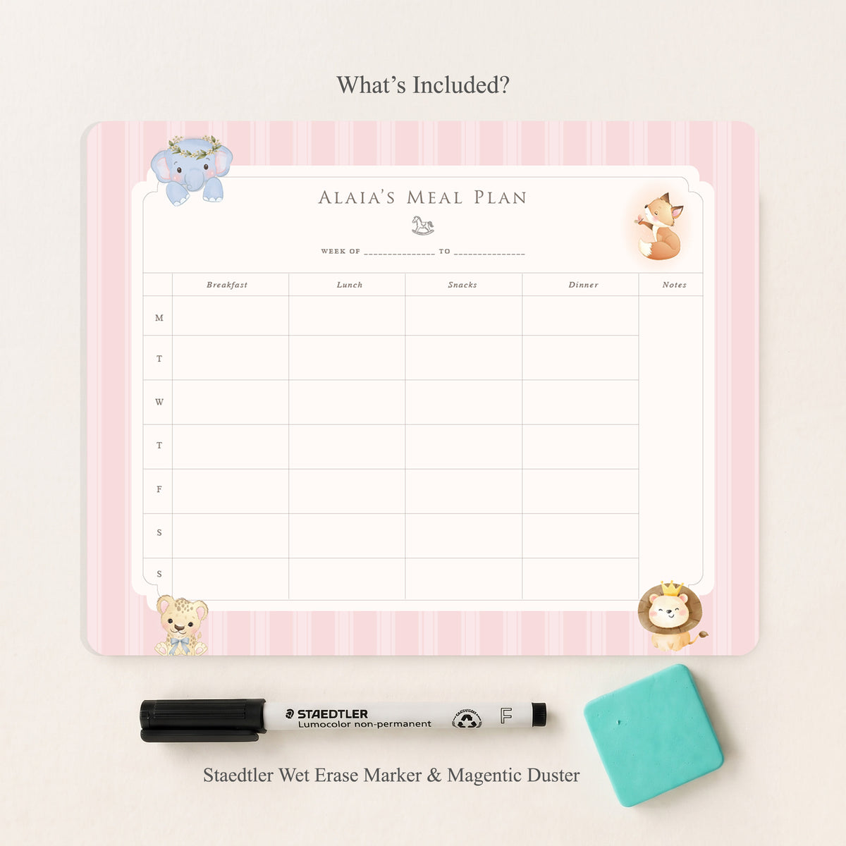 Little Wild Meal Planner