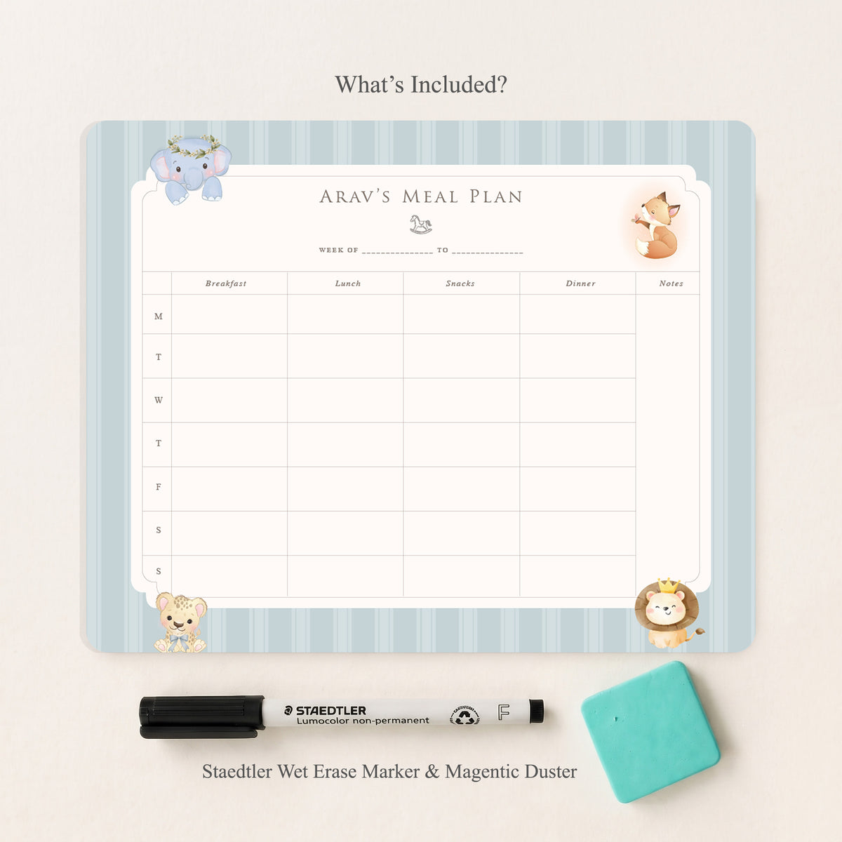 Little Wild Meal Planner