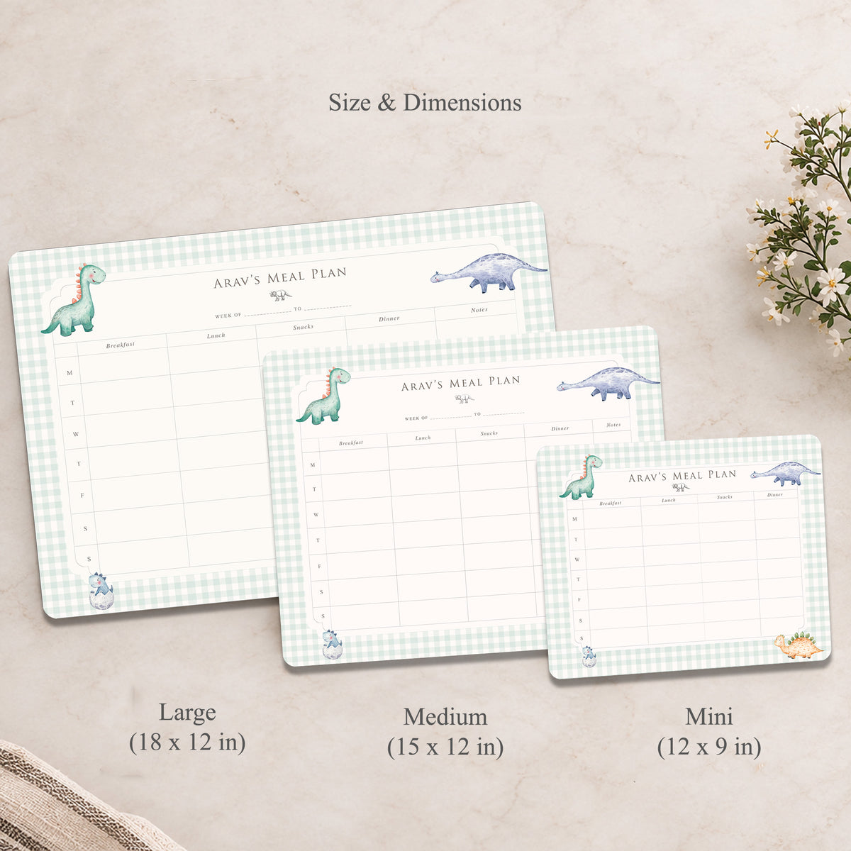 Little Rex Meal Planner
