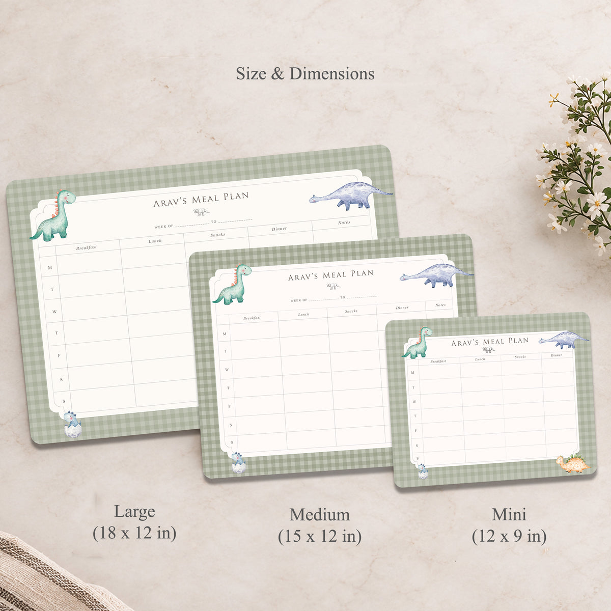 Little Rex Meal Planner